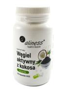 Zdjęcie produktu Aliness Węgiel aktywny z kokosa 300mg 100 kaps 