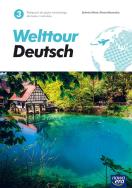 Nowe język niemiecki welttour deutsch 3 podręcznik liceum i technikum 72142. Autor: Katarzyna Szachowska. Sylwia Mróz-Dwornikowska. ZdrowePodejscie.pl Okładka książki Nowe język niemiecki welttour deutsch 3 podręcznik liceum i technikum 72142
