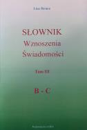 Okładka książki Słownik wznoszenia świadomości. Tom 3