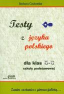 Okładka książki Testy z języka polskiego dla kl. 5-6 GRAM