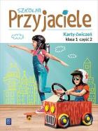Szkolni przyjaciele. Ćwiczenia 1/2 WSiP. Autor: Ewa Schumacher, Zarzycka Irena, Kinga Preibisz-Wala. ZdrowePodejscie.pl Okładka książki Szkolni przyjaciele. Ćwiczenia 1/2 WSiP