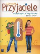 Szkolni przyjaciele. Matematyka. Ćwiczenia 2/1. Autor: Aniela Chankowska, Kamila Łyczek (red.). ZdrowePodejscie.pl Okładka książki Szkolni przyjaciele. Matematyka. Ćwiczenia 2/1