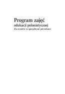 Okładka książki Program zajęć edukacji polonistycznej dla uczniów ze specjalnymi potrzebami