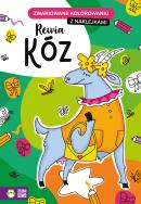Okładka książki Zwariowane kolorowanki Rewia kóz