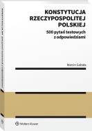 Okładka książki Konstytucja Rzeczypospolitej Polskiej 500 pytań testowych z odpowiedziami