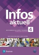 Okładka książki Infos Aktuell 4 Język niemiecki Liceum i technikum Podręcznik z kodem dostępu do eDesku