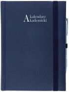 Okładka książki Kalendarz 2021/2022 akademicki A5 tygodniowy CROSS z gumką czarny