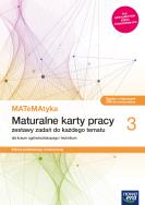 Okładka książki MATeMAtyka LO 3 ZPR Maturalne Karty Pracy 2021 NE