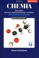 Chemia zbiór zadań zeszyt 12. Autor: Fau Michał. ZdrowePodejscie.pl Okładka książki Chemia zbiór zadań zeszyt 12