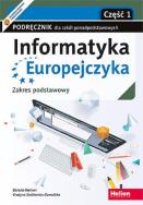 Okładka książki Informatyka Europejczyka. Podręcznik cz1 dla szkół ponadpodstawowych. Zakres podstawowy. Część 1