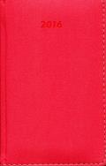 Opakowanie Kalendarz 2016 A6 książkowy czerwony