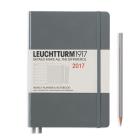 Opakowanie Kalendarz tygodniowy z notatnikiem 2017 Medium antracyt Leuchtturm1917
