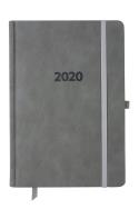Opakowanie Kalendarz 2020 A5 dzienny Lux Registry szary