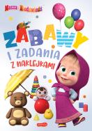 Masza i Niedźwiedź. Zabawy i zadania z naklejkami. Autor: Opracowanie zbiorowe. ZdrowePodejscie.pl Okładka książki Masza i Niedźwiedź. Zabawy i zadania z naklejkami