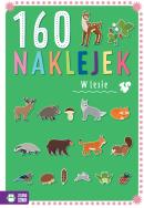 Okładka książki 160 naklejek. W lesie