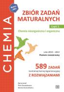 Okładka książki Chemia Zbiór zadań maturalnych Chemia nieorganiczna i organiczna Lata 2010–2022 część 2 poziom rozszerzony 589 zadań Centralnej Komisji Egzaminacyjnej z rozwiązaniami