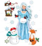 Opakowanie Dekoracje zimowe - Pani Zima 16el