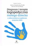 Diagnoza i terapia logopedyczna małego dziecka z zaburzeniami ze spektrum autyzmu (ASD). Autor: Kwasiborska-Dudek Joanna 
Emiluta-Rozya Danuta. ZdrowePodejscie.pl Okładka książki Diagnoza i terapia logopedyczna małego dziecka z zaburzeniami ze spektrum autyzmu (ASD)
