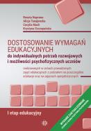 Dostosowanie wymagań edukacyjnych - I etap eduk.. Autor:   Praca zbiorowa. ZdrowePodejscie.pl Okładka książki Dostosowanie wymagań edukacyjnych - I etap eduk.