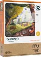 Opakowanie Ekopuzzle 32 Spacer po lesie MUDUKO