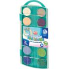 Opakowanie Farby akwarelowe pastelowe 12 kolorów 23,5mm Astra