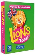 J. ang. 4-latek Lion's Team. Cards 2022 WSIP. Autor:   Praca zbiorowa. ZdrowePodejscie.pl Okładka książki J. ang. 4-latek Lion's Team. Cards 2022 WSIP