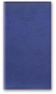 Okładka książki KAL 2025 A6 TYGODNIOWY OPRAWA VIVELLA - Zgaszony niebieski