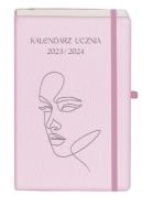 Okładka książki Kalendarz 2023/2024 A5 ucznia TNS jasnoróżowy