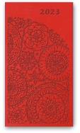 Opakowanie Kalendarz 2023 A6 tygodniowy vivella relief czerwony