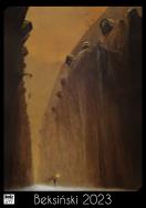 Kalendarz 2023 Beksiński A3 wzór 4. Autor: Szymanik Bartosz. ZdrowePodejscie.pl Okładka książki Kalendarz 2023 Beksiński A3 wzór 4