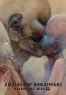 Kalendarz  2023 Beksiński A3 wzór 4. Autor: Niemiec- Szywała Edyta. ZdrowePodejscie.pl Okładka książki Kalendarz  2023 Beksiński A3 wzór 4