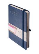 Okładka książki Kalendarz 2023 Rubi A5 niebieski DNS ANTRA