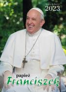 Kalendarz 2023 ścienny Papież Franciszek. Autor:   Praca zbiorowa. ZdrowePodejscie.pl Okładka książki Kalendarz 2023 ścienny Papież Franciszek