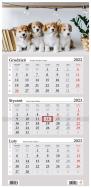 Opakowanie Kalendarz 2023 Trójdzielny Psy Corgi