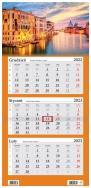 Opakowanie Kalendarz 2023 Trójdzielny Wenecja