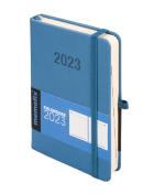 Opakowanie Kalendarz 2023 Vivella Memofix B6 niebieski DNS