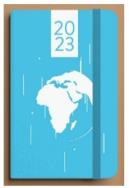 Okładka książki Kalendarz 2023 Ziemia B6 niebieski DNS ANTRA