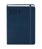 Kalendarz 2024 Minimalizm A5 granat DNS. Autor: -. ZdrowePodejscie.pl Okładka książki Kalendarz 2024 Minimalizm A5 granat DNS