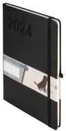 Kalendarz 2024 Minimalizm B5 czarny TNS. Autor: -. ZdrowePodejscie.pl Okładka książki Kalendarz 2024 Minimalizm B5 czarny TNS