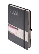 Kalendarz 2024 Rubi A5 grafit DNS. Autor: -. ZdrowePodejscie.pl Okładka książki Kalendarz 2024 Rubi A5 grafit DNS