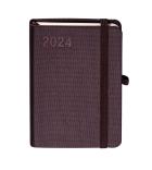 Okładka książki Kalendarz 2024 Rubi A6 brąz TDW