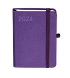 Okładka książki Kalendarz 2024 Rubi A6 fiolet TDW