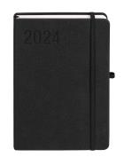 Okładka książki Kalendarz 2024 Sakura A5 czarny DNS