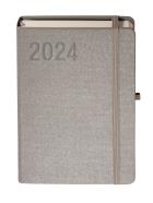 Okładka książki Kalendarz 2024 Sakura A5 srebrny DNS