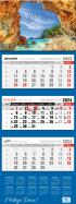 Opakowanie Kalendarz 2024 trójdzielny premium skała KT2-V.56