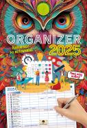 Okładka książki Kalendarz 2025 A3 ścienny Organizer
