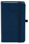Okładka książki Kalendarz 2025 A6 Memofix TDW granatowy
