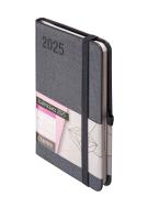 Okładka książki Kalendarz 2025 A6 Rubi TDW grafitowy