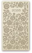 Okładka książki Kalendarz 2025 A6 tyg vivella relief BEŻOWY