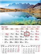 Okładka książki Kalendarz 2025 jednodzielny Staw